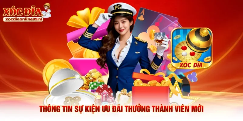 Thông tin sự kiện ưu đãi thưởng thành viên mới