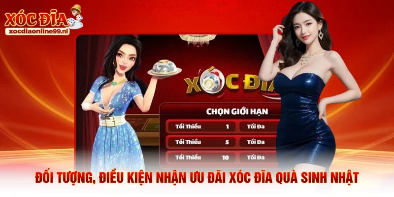 Đối tượng, điều kiện nhận ưu đãi xóc đĩa quà sinh nhật
